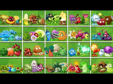 Random 20 Teams 3 Plants - Which Team Will Win? - PVZ 2 Team Plant Vs Team Plant