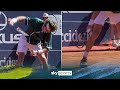 Andrey Rublev screams on court after smashing racket in French Open meltdown vs Matteo Arnaldi