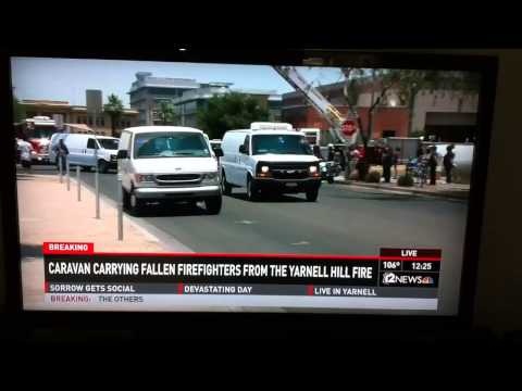 19 Arizona Hot Shot Firefighters arrive at Maricopa County