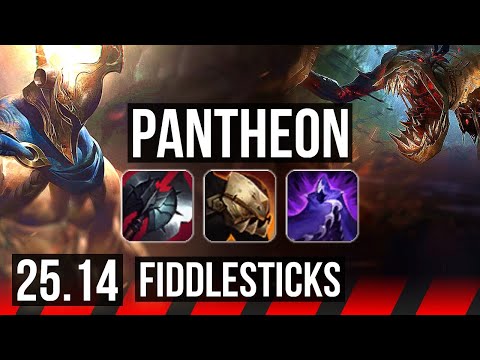 PANTHEON vs FIDDLESTICKS (TOP) | 10/3/8 | EUNE Master | 25.14