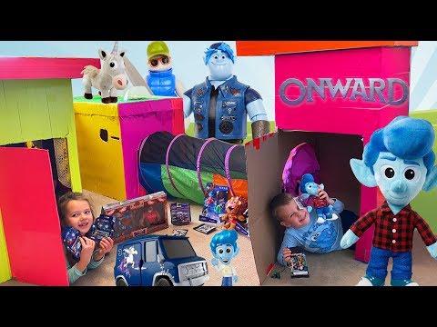 Disney Onward Movie Themed Scavenger Hunt in a Box Fort