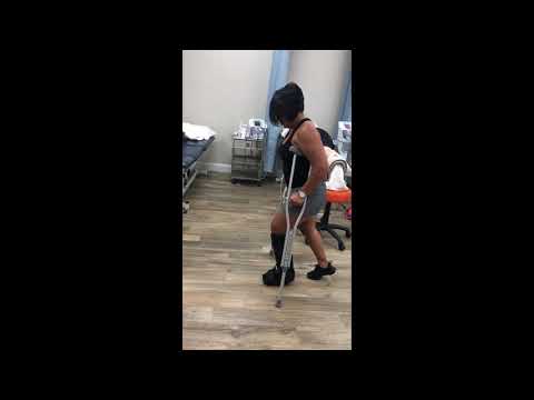 Ankle Fracture Physical Therapy and Post Surgery Recovery - Gait Training (2018)