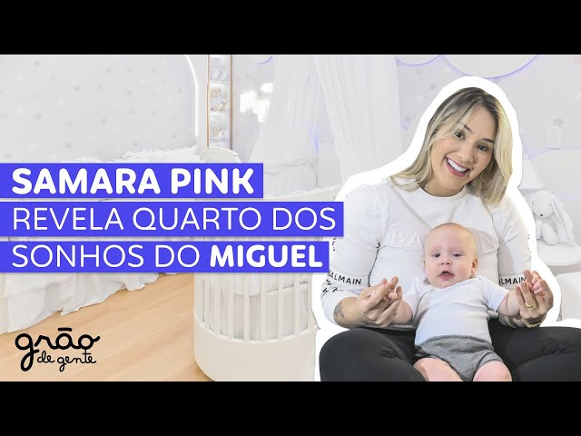 SAMARA PINK ESCOLHE TENDÊNCIA CLEAN PARA QUARTO DE MIGUEL ✨🤍