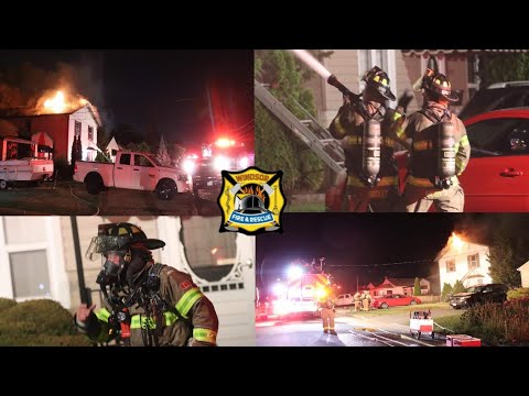 2nd Alarm Structure Fire With Fire In The Attic On Arthur - Windsor Fire On Scene