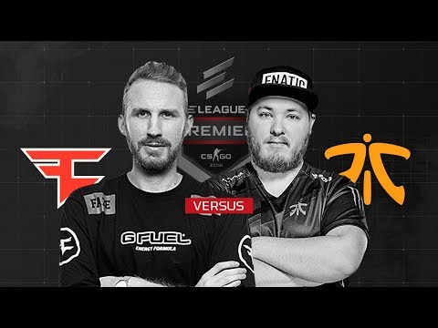 FaZe vs fnatic - ELEAGUE Premier 2018 - map1 - de_dust2 [ceh9, Smile]