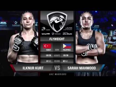 UAE WARRIORS 63 - 🇵🇭 SARAH MAHMOOD VS 🇹🇷 ILKNUR KURT