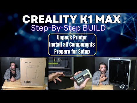 Full Unboxing & Build of Creality K1 MAX 3D Printer. Large Fast Printer