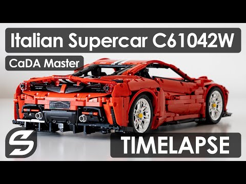 Building Timelapse - CaDA Master - Italian Supercar C61042w