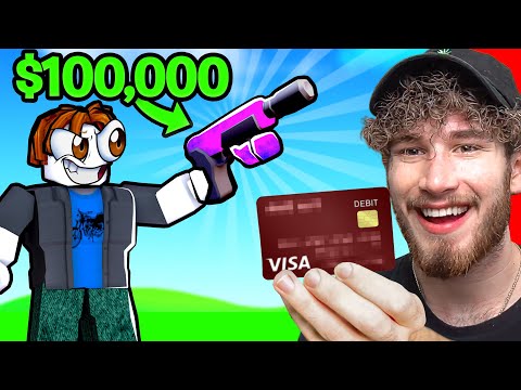 PAYING TO WIN WITH DARK MATTER GUN IN ROBLOX PAINTBALL