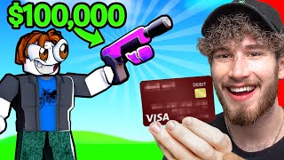 PAYING TO WIN WITH DARK MATTER GUN IN ROBLOX PAINTBALL