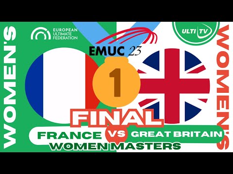 France (FRA) vs Great Britain (GBR) —🥇 GOLD MEDAL 🥇—  WOMEN MASTERS — EMUC 2023 Bologna, Italy