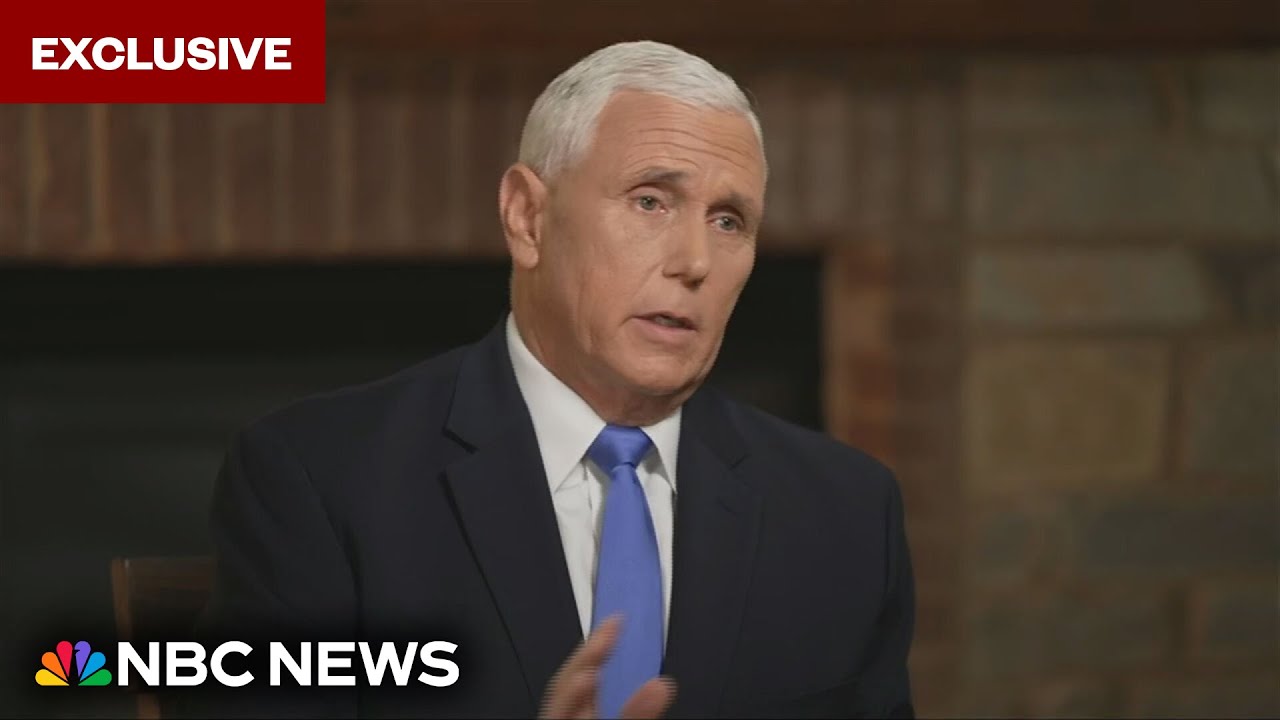 Exclusive Interview: Mike Pence says he privately warned Trump against tariffs in his first term