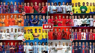 BRAZIL vs ARGENTINA vs PORTUGAL vs BARCELONA vs REAL MADRID | RONALDO MESSI NEYMAR BATTLE (FULL 03)