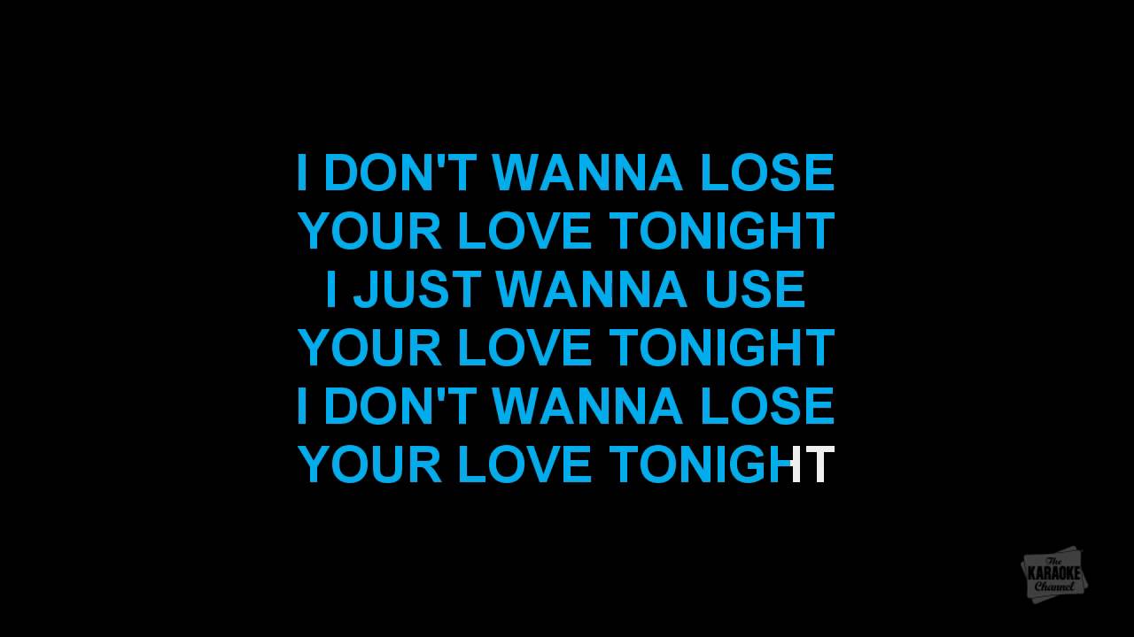 Your Love: The Outfield | Karaoke with lyrics