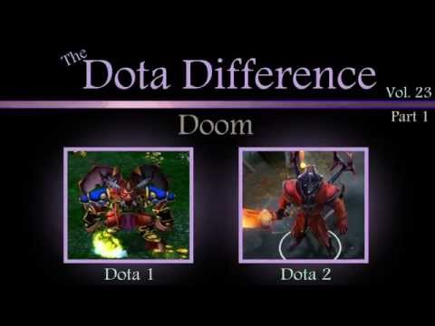 (Dota 1 vs Dota 2 mechanics) The Dota Difference Vol. 23 - Doom part 1/2