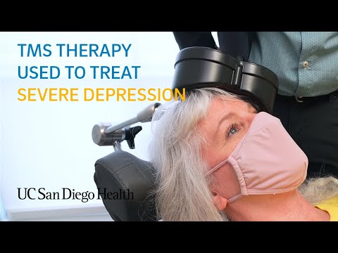 TMS Therapy Used to Treat Severe Depression | UC San Diego Health