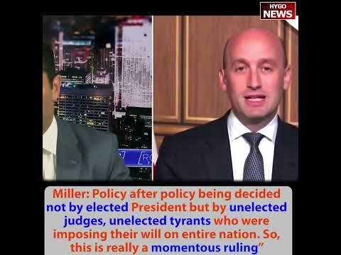 Miller momentous ruling: elected President or unelected judges; Schumer: GOPs show backbone