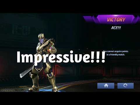 Thanos level 70 Crappy build Timeline test.... Surprising!!