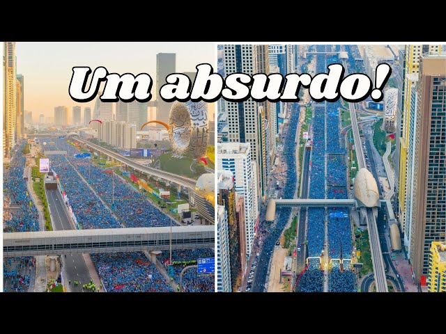Muita, mas MUITA GENTE numa prova em Dubai!