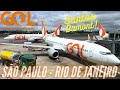 Trip Report | Santos Dumont landing! | Sao Paulo - Rio de Janeiro | GOL + Conforto | B737-800