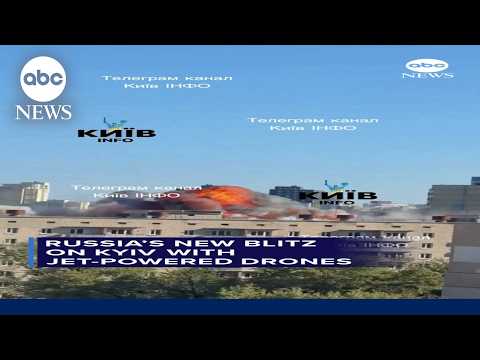Russia’s new blitz on Kyiv with jet-powered drones