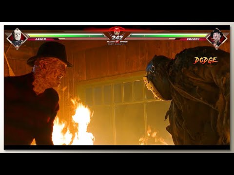 Jason vs Freddy Final Battle with Healthbars
