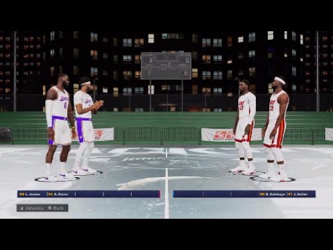 Battle Of The Duos Part 4! Lebron & AD Los Angeles Lakers Vs Butler & Adebeyo Miama Heat 2v2 in 2k23