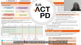 Georgia Mills: EJS ACT-PD: A MAMS UK Platform Trial to Accelerate Research for Parkinson’s