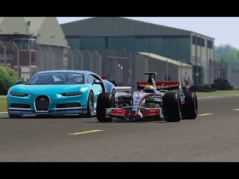 Assetto Corsa Mclaren F1 2007 vs Bugatti Chiron - Top Gear Track
