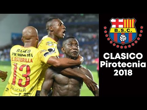 CLASICO DEL ASTILLERO EMELEC 2 VS BARCELONA 2 GOL DE ERIC CASTILLO AL MINUTO 95