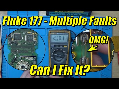 Faulty Fluke 177 Multimeter | Multiple Faults | Can I Fix It?