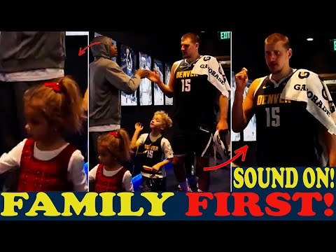 Nikola Jokic Chooses His Daughter’s Happiness Over the Win - Rockets vs Nuggets