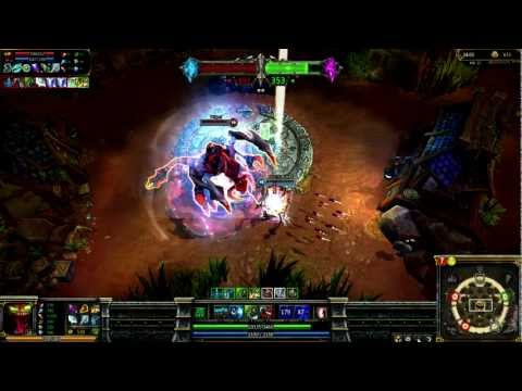 LoL max Buffed Monsterous Cho'gath vs mini Cho'gath