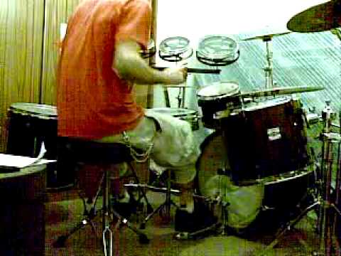 Acid Pirate drum practice 2008
