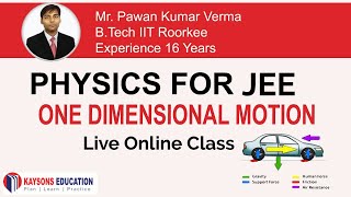 LIVE LECTURE (JEE Physics) ByPawanj Vema sir B.Tech IITRoorkee | Kaysons Education