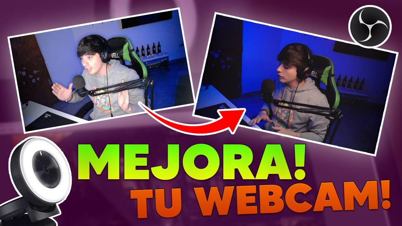 MEJORA LA CALIDAD DE TU WEBCAM! OBS | Haz que se vea como una Sony | Razer Kiyo | D3WELL