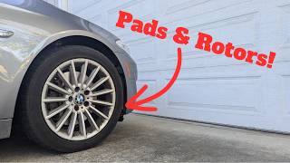 HOW TO || Replace BMW F10 Front Brake Pads, Rotors, and Sensors