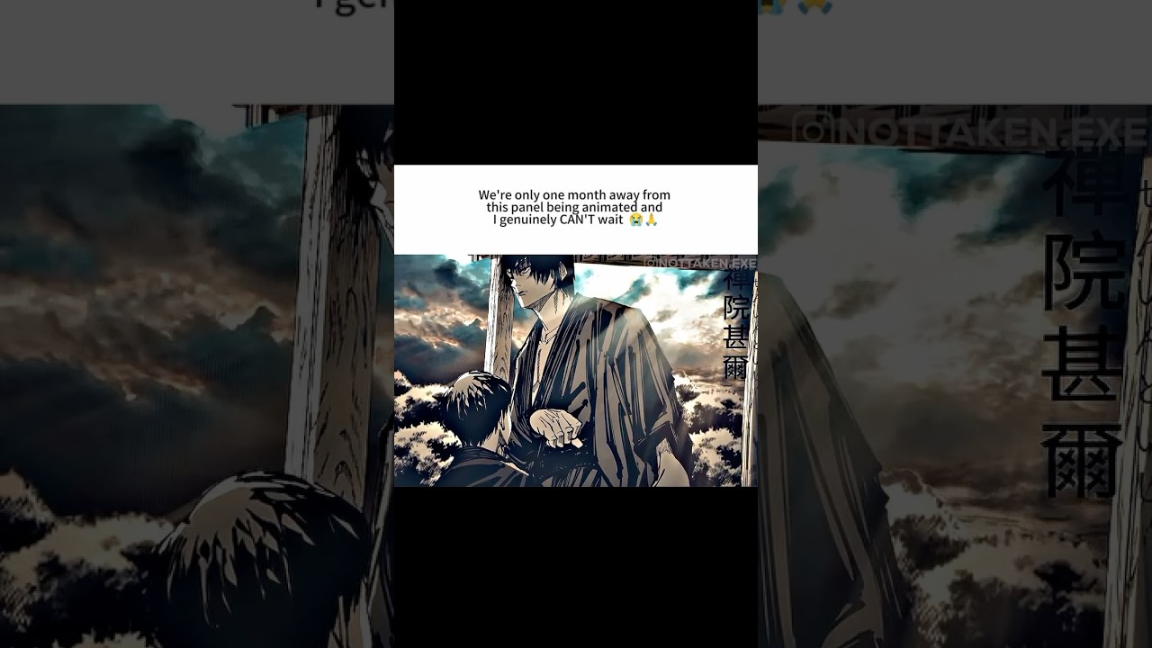 Shii finna be so peak 😭🙏… #jjk#jujutsukaisen#jujutsukaisenedit#tojifushiguro