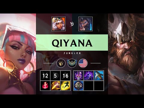 Qiyana Jungle vs Udyr: Unstoppable - NA Challenger Patch 14.16