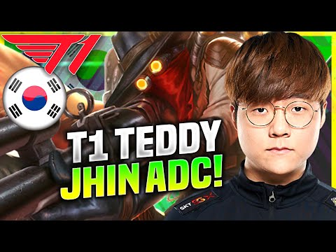 TEDDY HARD CARRY JHIN! - T1 Teddy Plays Jhin ADC vs Aphelios! | KR SoloQ  Patch 10.22