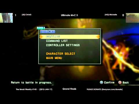 The Break #143 - uMvC3 GF - [LB] ChrisG VS [AG] MarlinPie