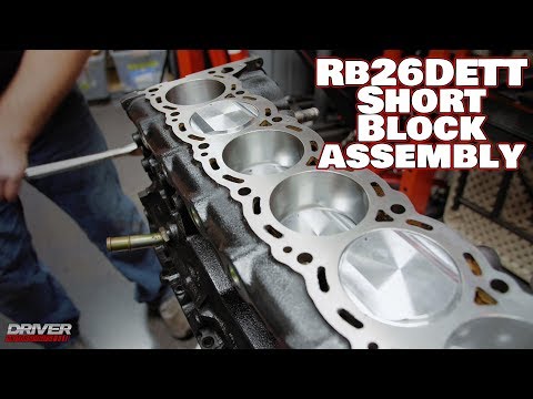 How to install CP Pistons and Manley rods into RB26 DETT Short Block.Skyline R32 R33 R34 GTR (Part1)
