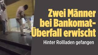 Räuber wollen Bankautomat knacken – Bankleiterin sperrt sie ein