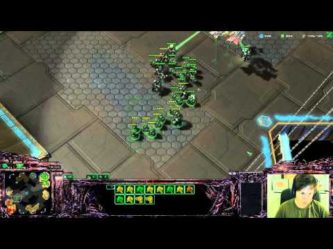 SC2 HOTS, Spaceman : Storm dodge !!