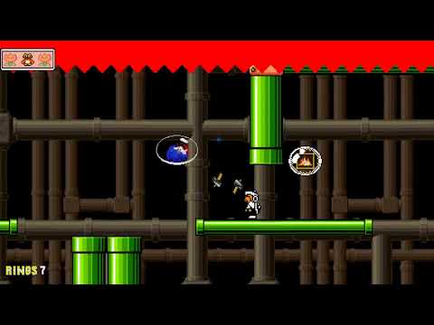 1v1 Mario v Sonic (Ato v Moonstrike) - Super Clash Bros v0.1 - online Parsec match