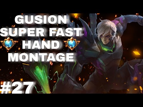 0.1 SEC COMBO ⚡ GUSION SPEEDHACK MONTAGE | GUSION MONTAGE 27 | BEST GUSION MOMENTS 2022 - MLBB