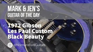 Video thumbnail for 1972 Gibson Les Paul Custom | Guitar of the Day by Normans Rare Guitars