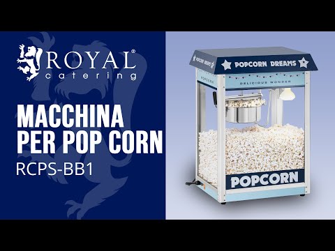 Video - Seconda Mano Macchina per pop corn professionale - Blu