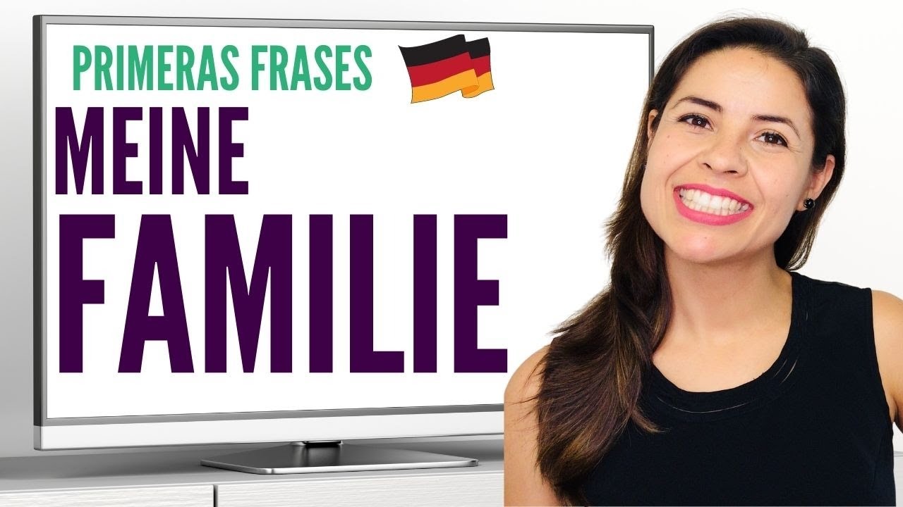 Como describo a mi familia, en alemán/ Primeras Frases/ Encuentro Alemán con Whitney Episodio #4