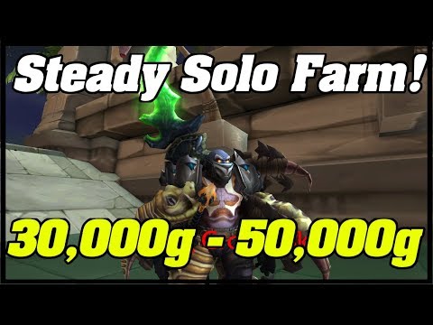 30,000g -  50,000g PER HOUR | Solo Steady Goldfarm #1